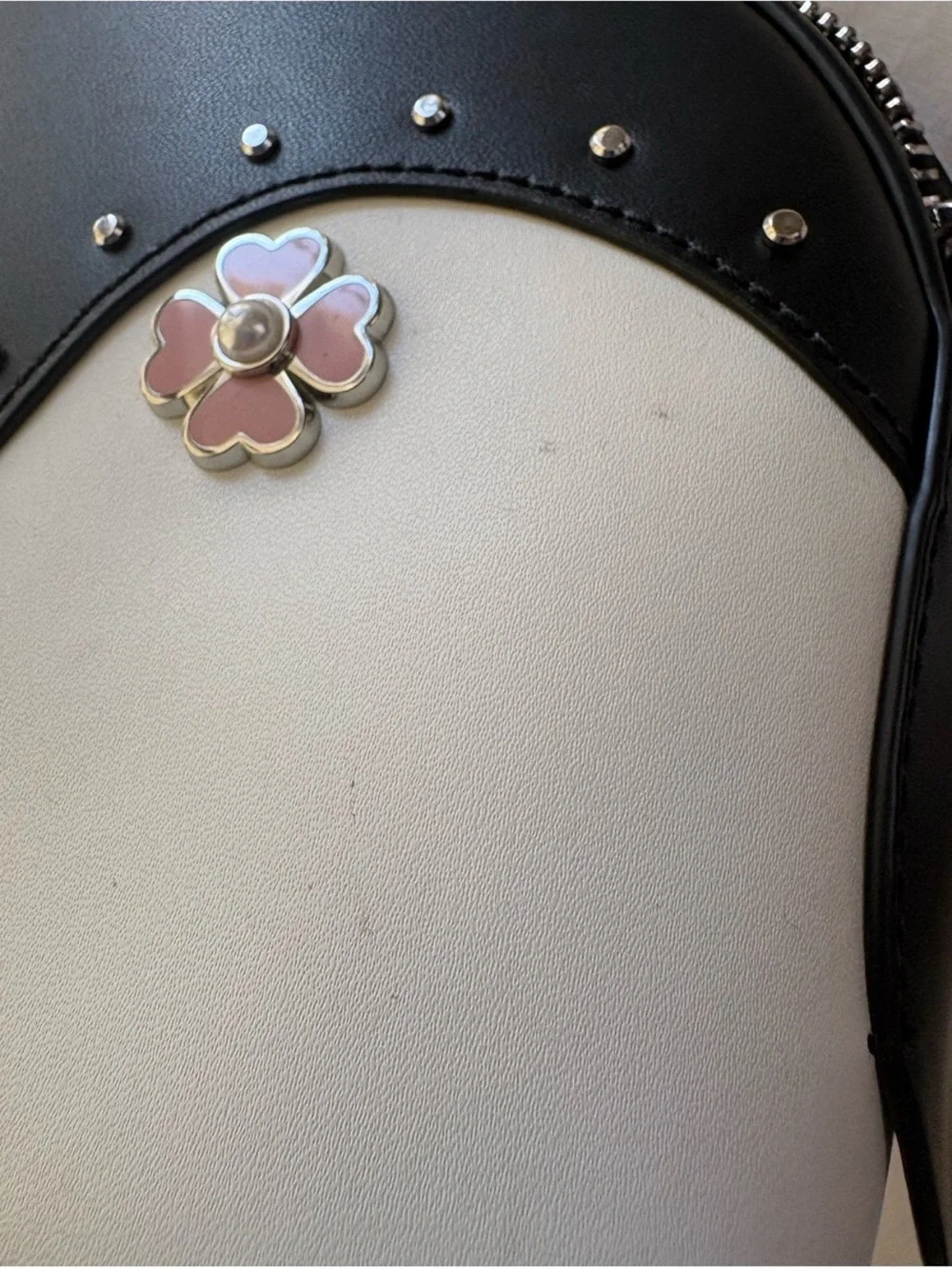 Kate Spade Penguin Crossbody Bag with Penguin Pouch- Black and White - Picture 3 of 13